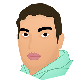 Cartoon Man Portrait PNG