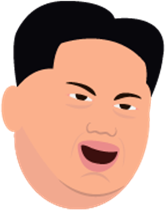 Cartoon Man Winking Emoji PNG