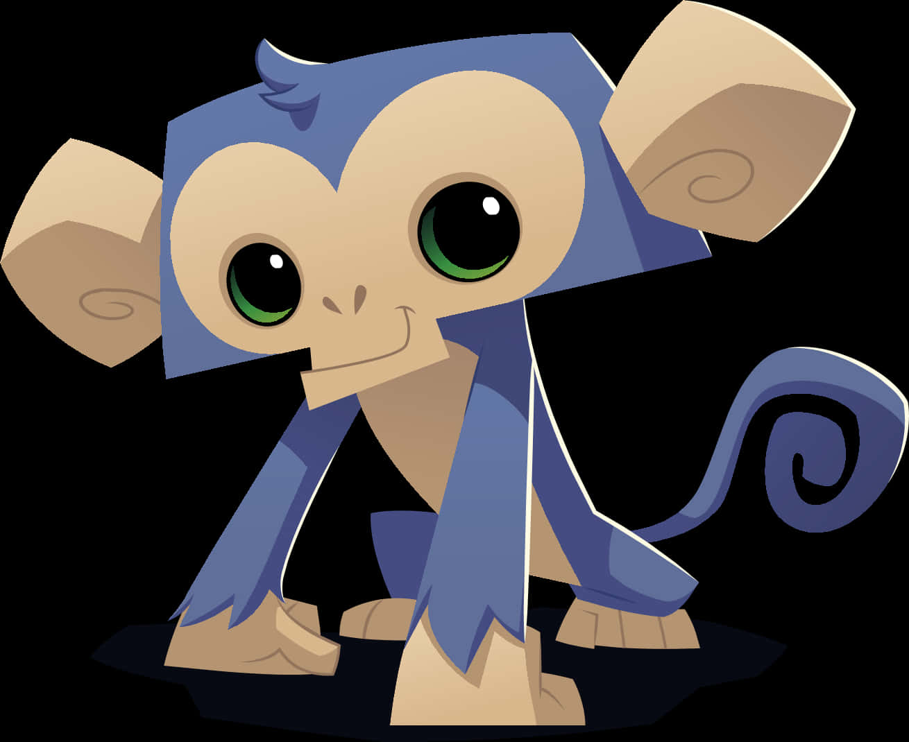 Cartoon Monkey Character PNG