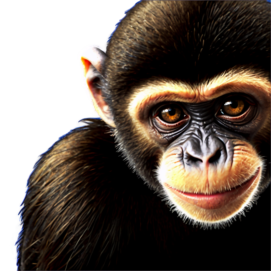 Cartoon Monkey Face Png 06272024 PNG