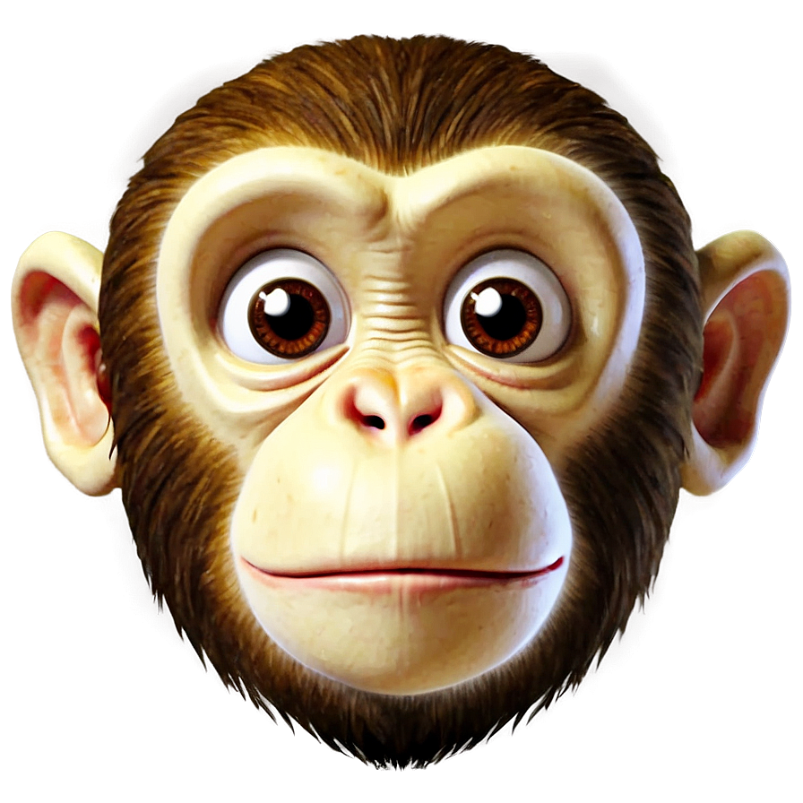 Cartoon Monkey Face Png Auk37 PNG