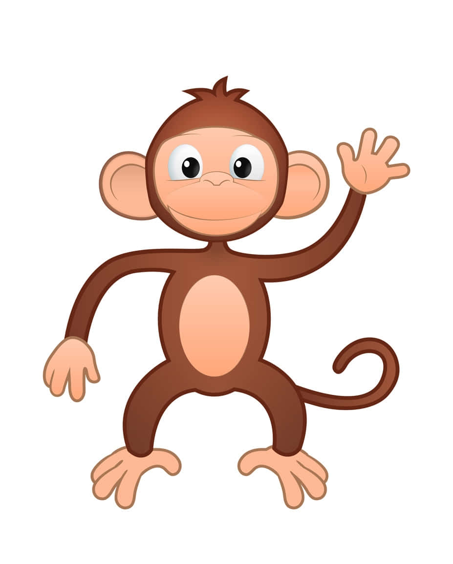 swinging monkey cartoon