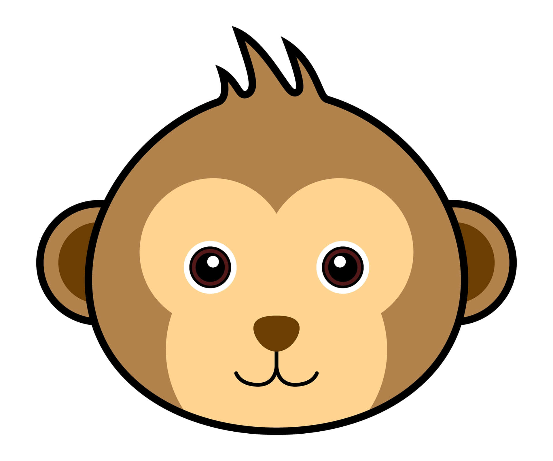 ¡diviértetecon Este Divertido Dibujo Animado De Un Mono!