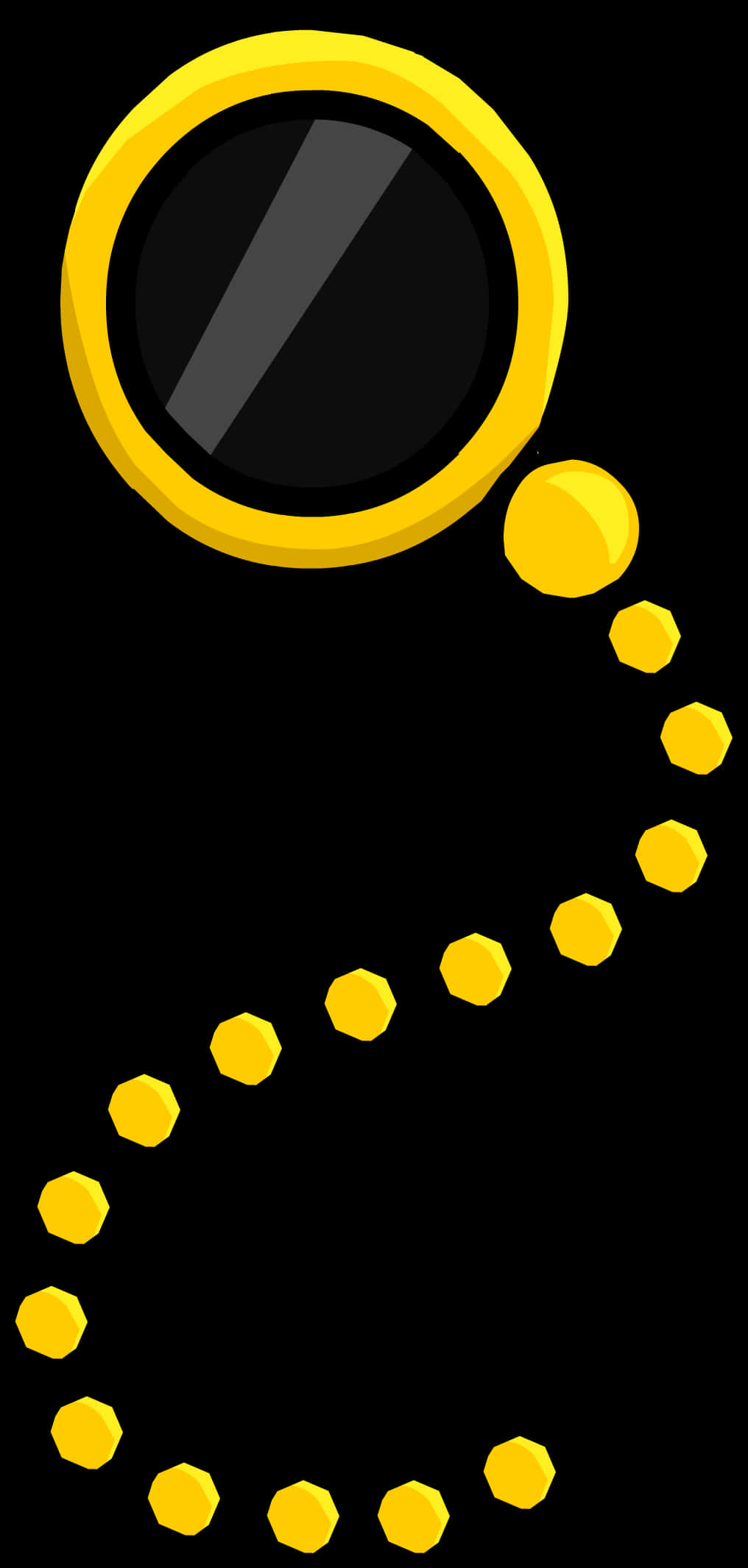 Cartoon Monocle Graphic PNG