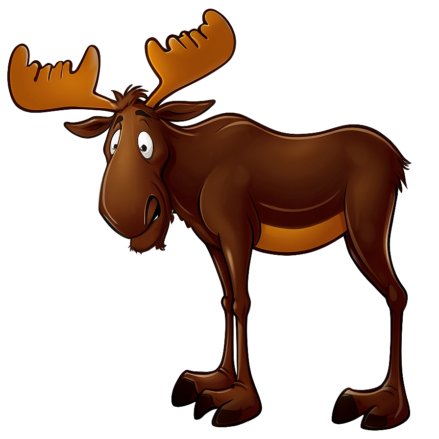 Download Cartoon Moose Character Png Paa93 | Wallpapers.com