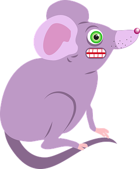 Cartoon Mouse Illustration PNG