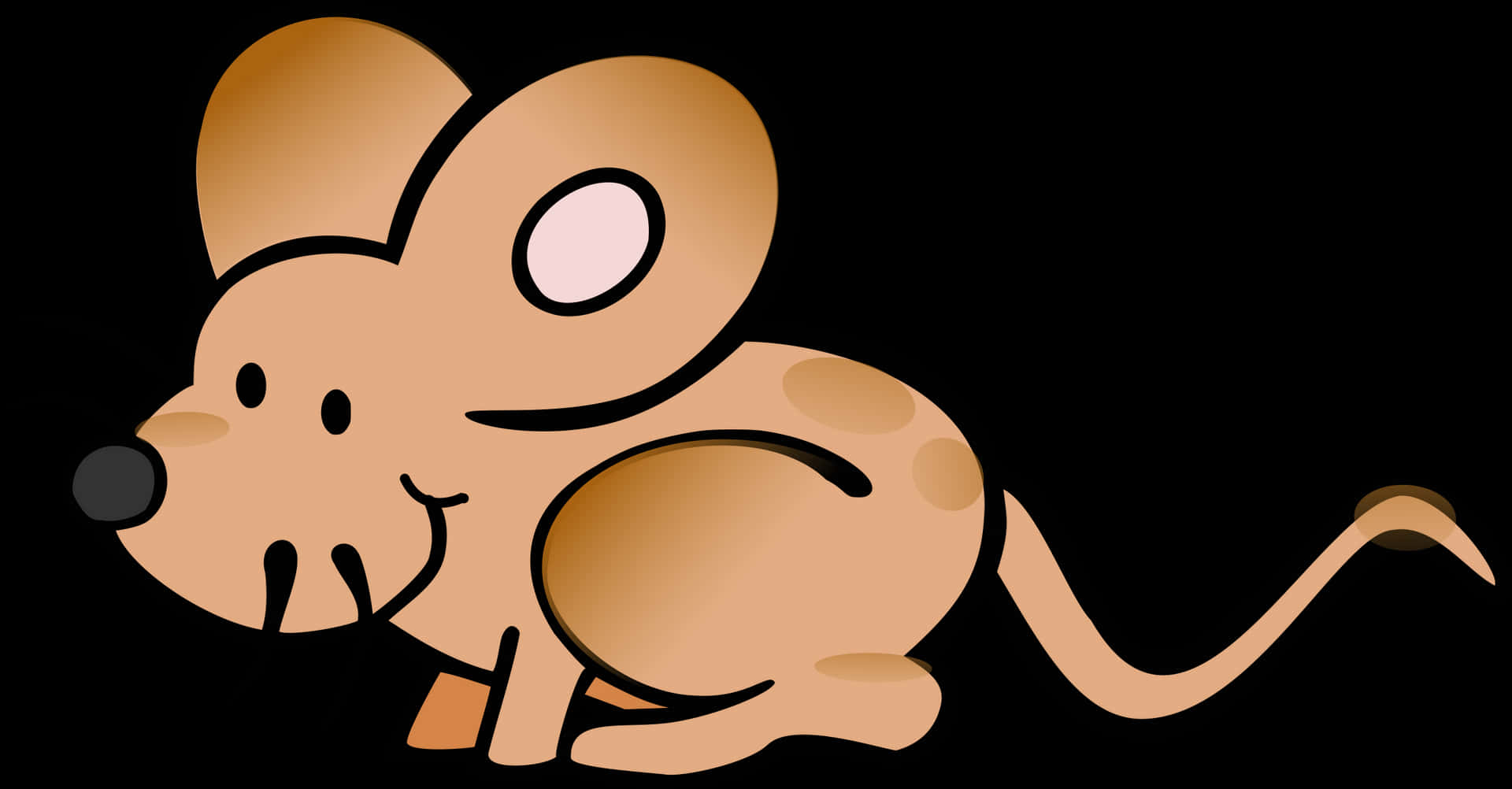Cartoon Mouse Illustration PNG
