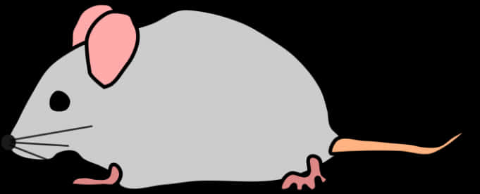 Cartoon_ Mouse_ Side_ View.png PNG