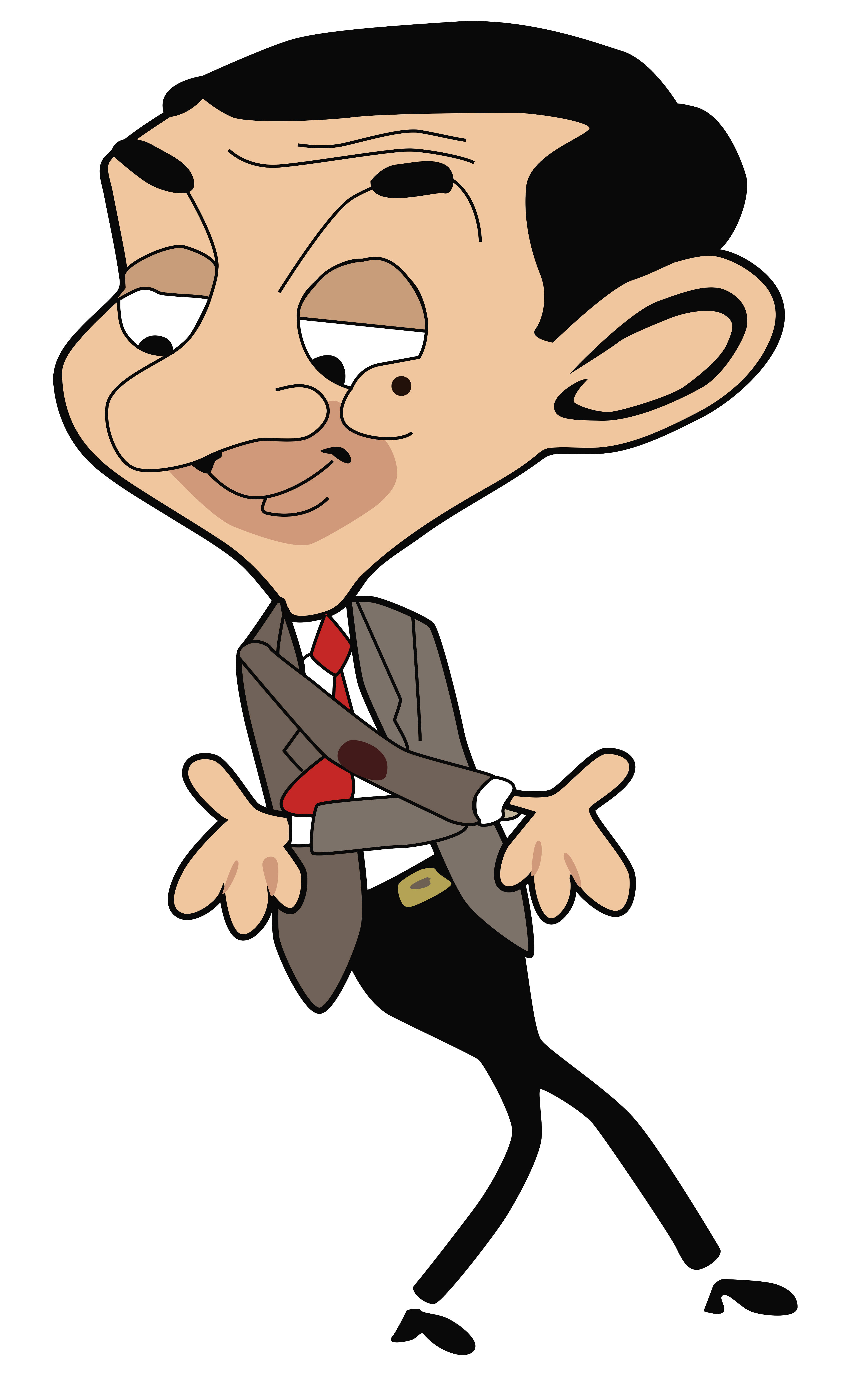 Cartoon Mr Bean 4k Background