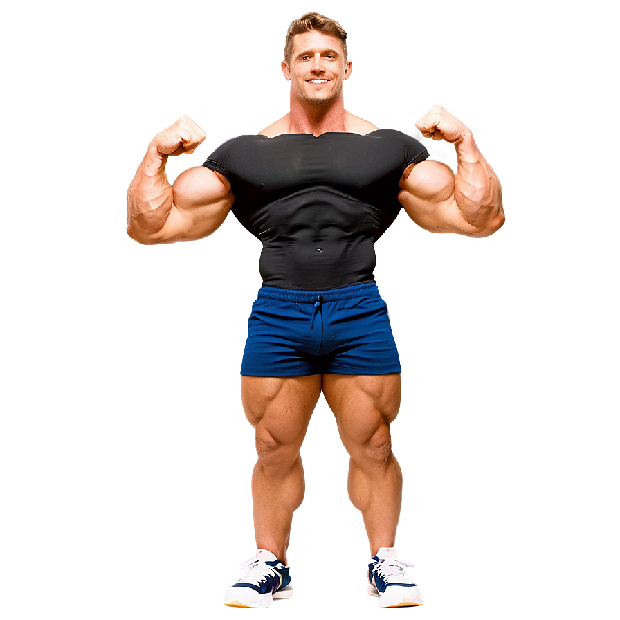 Cartoon Muscle Man Png Kuw83 PNG