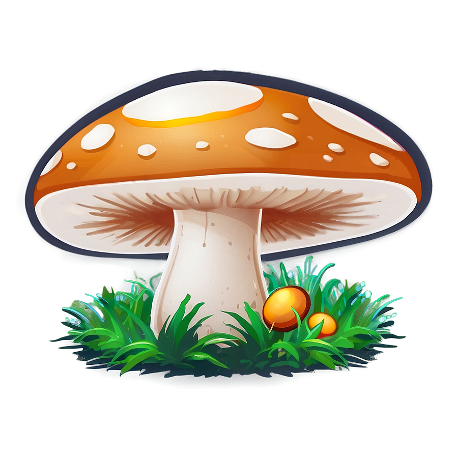Cartoon Mushroom Png 8 PNG