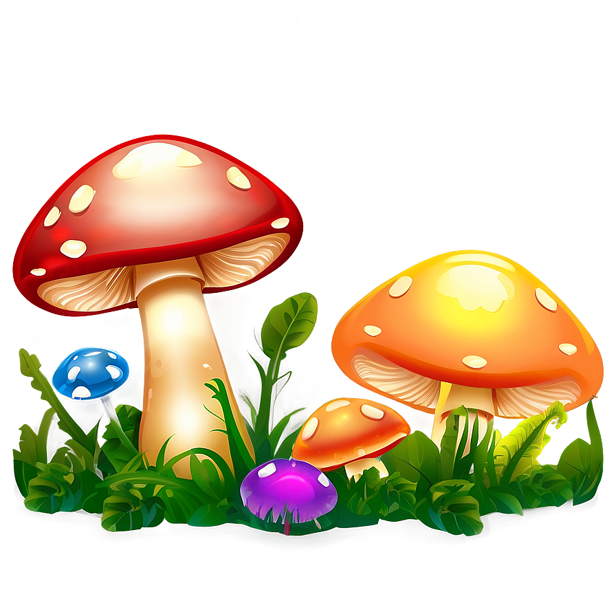 Cartoon Mushroom Png Uvc PNG