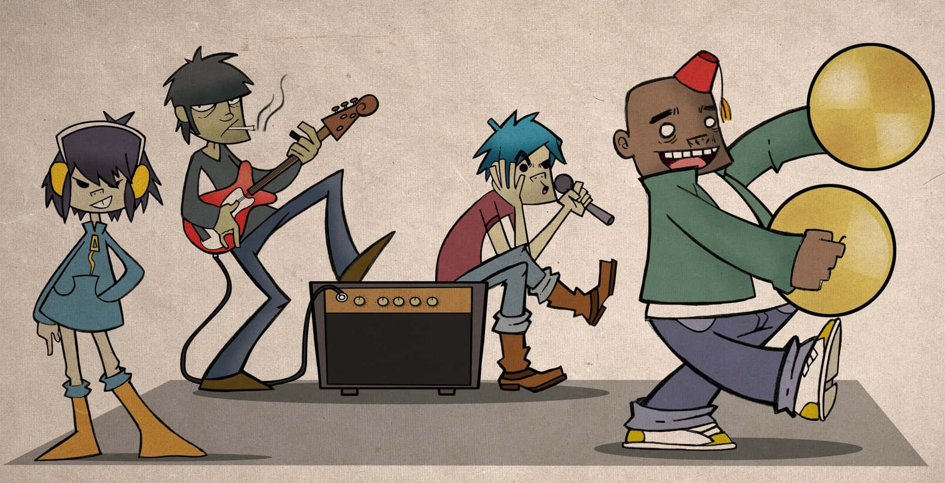 Cartoon Music 2712 X 1386 Wallpaper Wallpaper