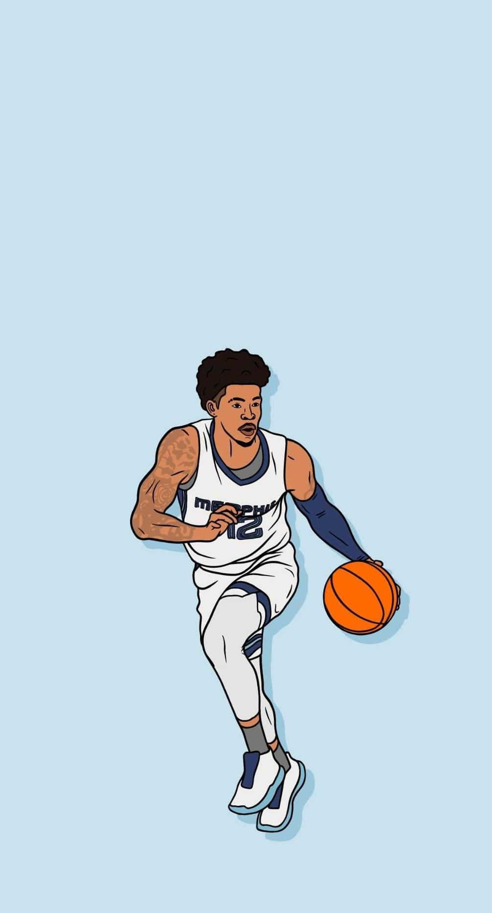 Tap to see Collection of Famous NBA Basketball Players Cute Cartoon  Wallpapers for iPhone  Fear the Beard