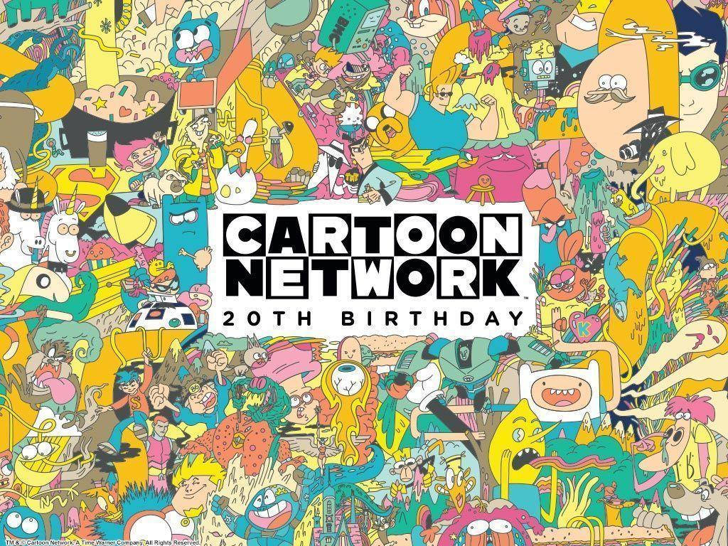 Cartoon Network 20th Birthday Art Wallpaper