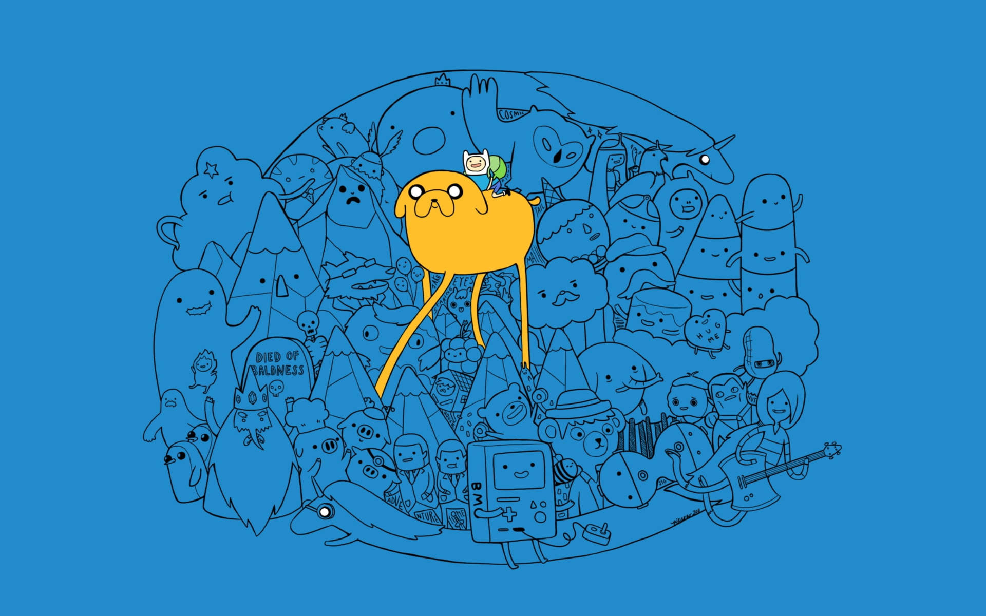 Cartoon Network Adventure Time Artwork Wallpaper