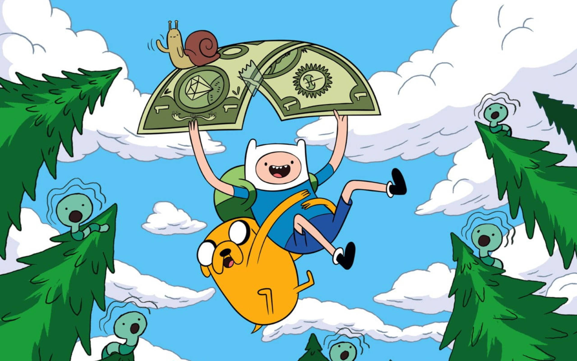 Cartoon Network Adventure Time Finn Background
