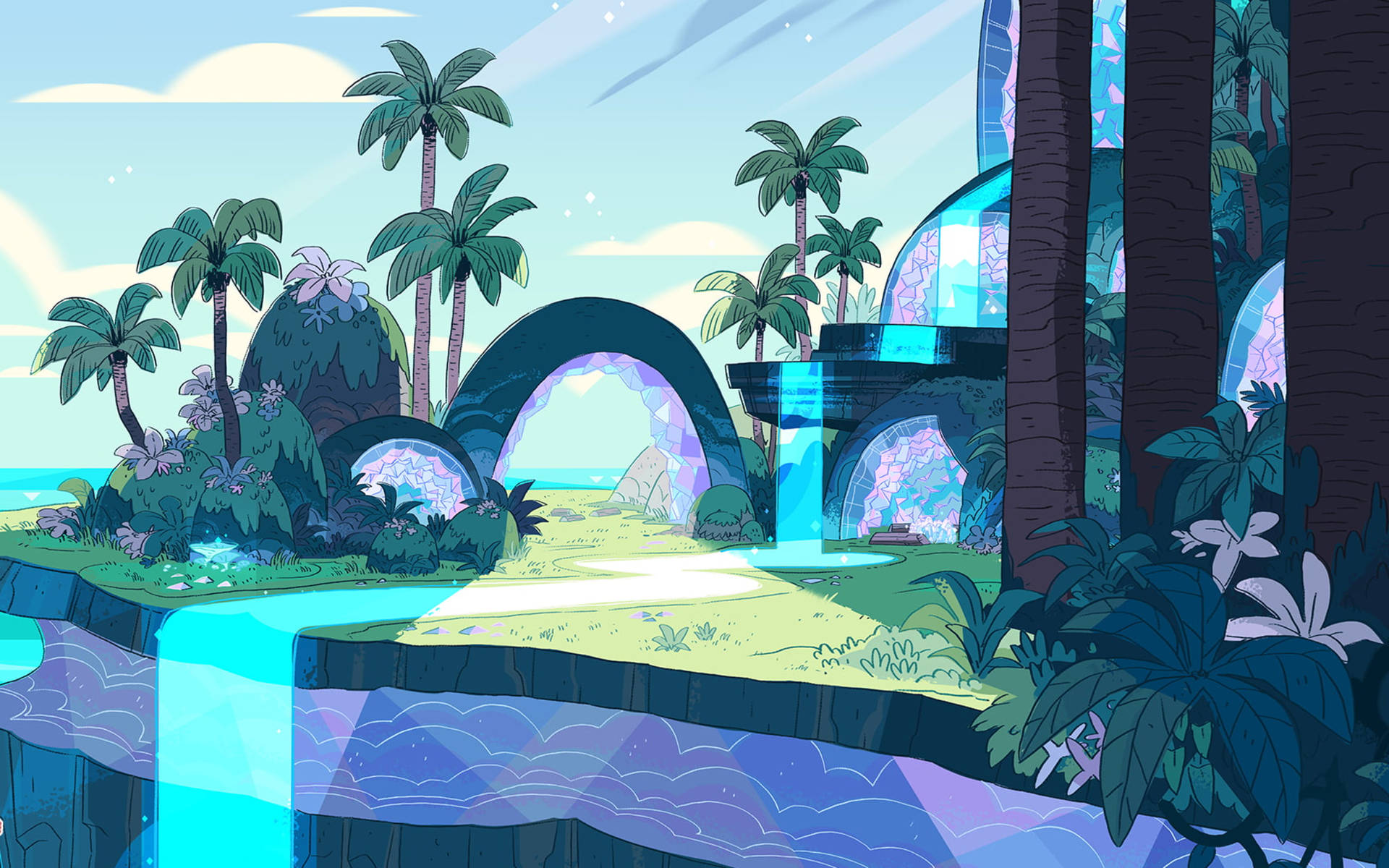 Cartoon Network Steven Universe Scenery Wallpaper