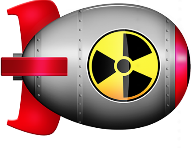 Cartoon Nuclear Bomb Icon PNG