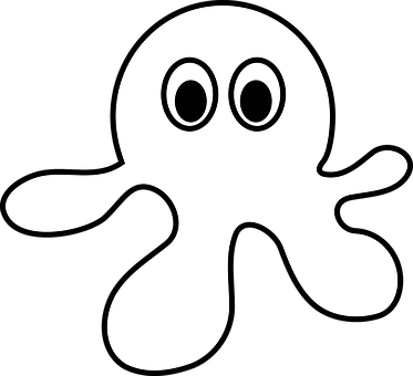 Cartoon Octopus Vector PNG