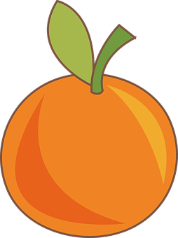 Cartoon Orange Illustration PNG