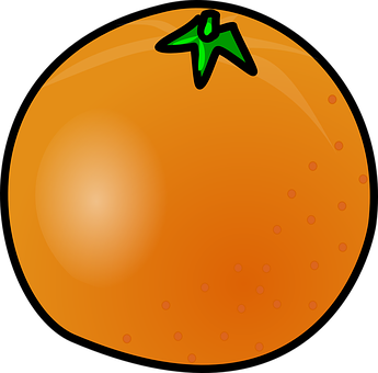 Cartoon Orange Illustration PNG