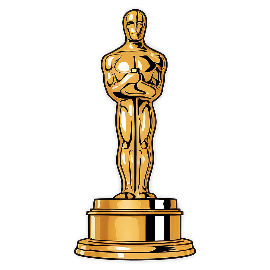 Cartoon Oscar Award Png 06202024 PNG