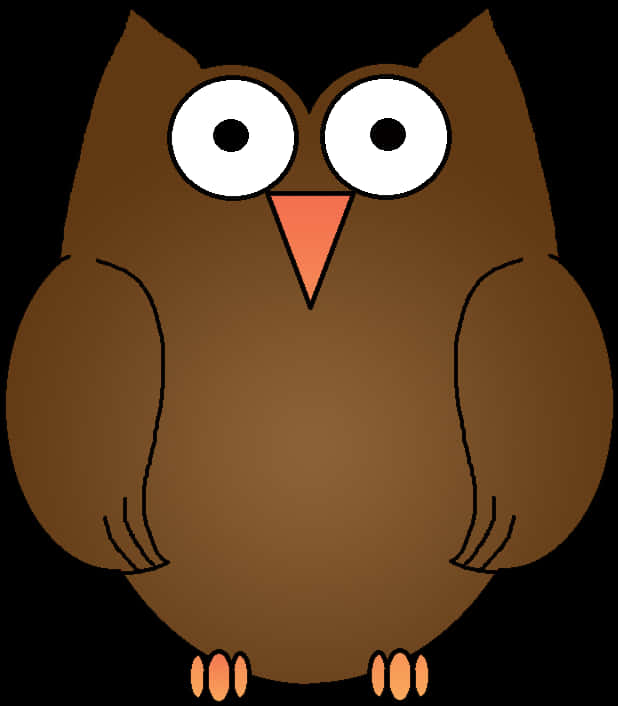 Cartoon Owl Illustration PNG