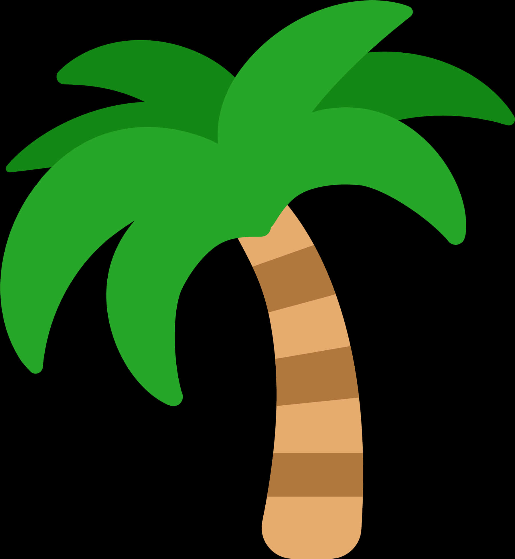 Download Cartoon_ Palm_ Tree_ Vector | Wallpapers.com