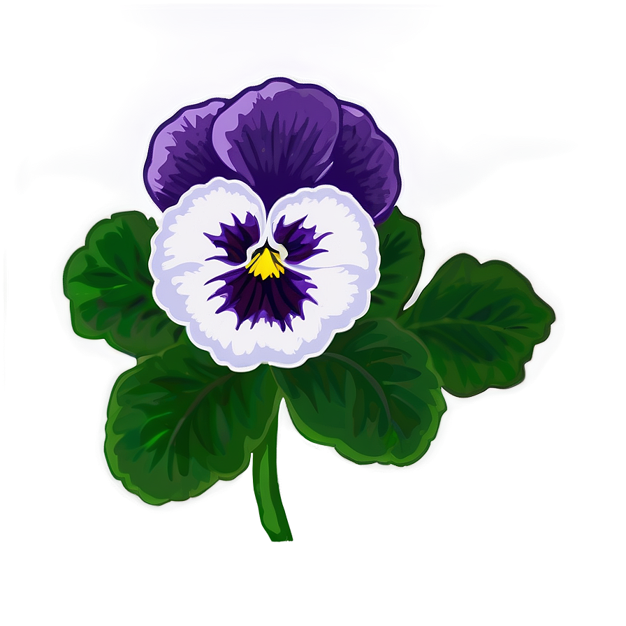 Download Cartoon Pansy Png 1 | Wallpapers.com