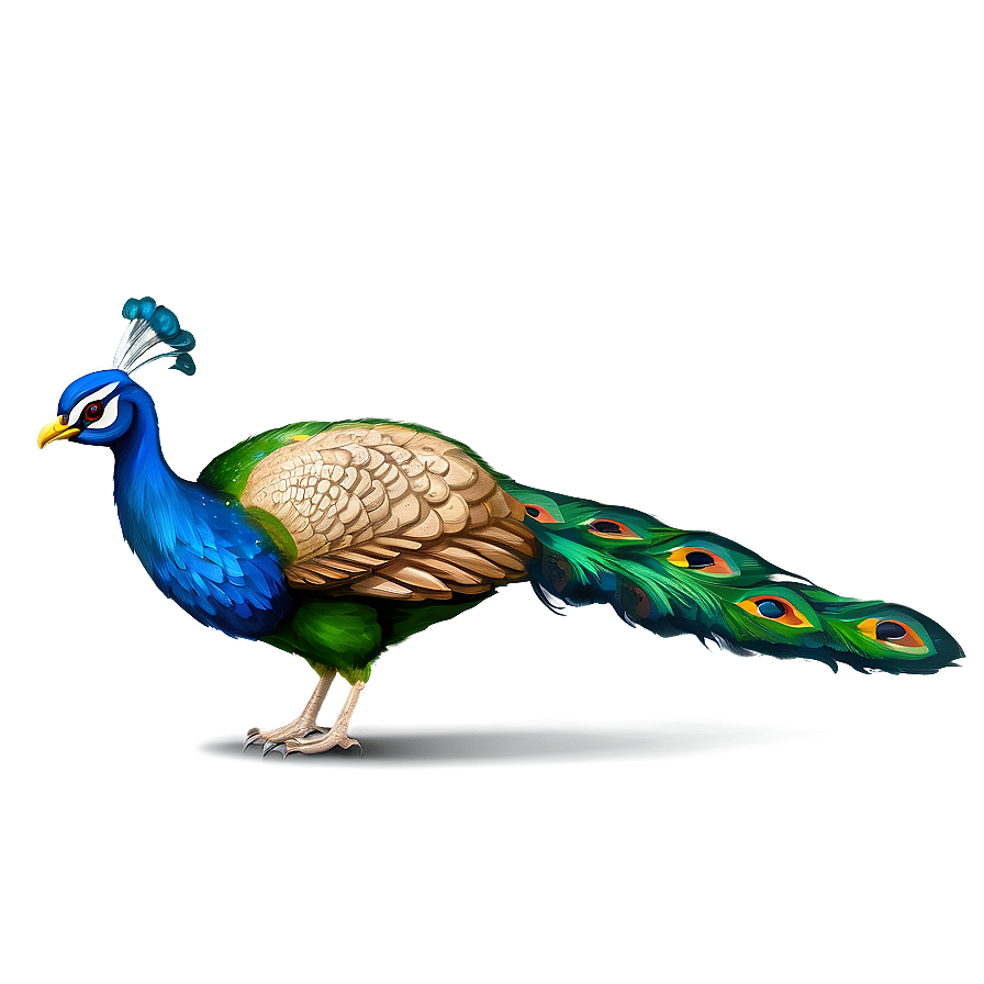 Cartoon Peacock Bird Png Xwp PNG