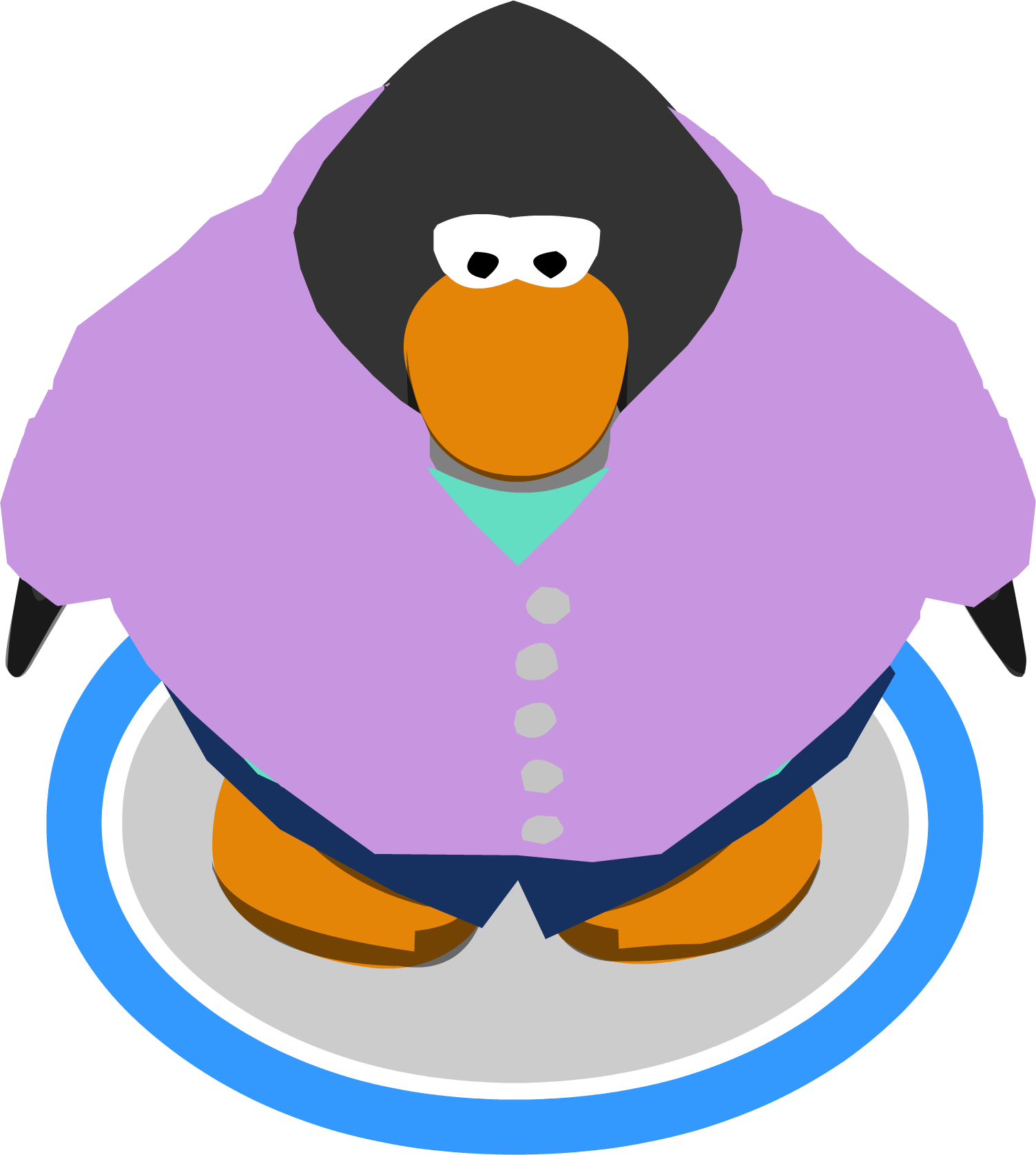 Cartoon Penguin Character Illustration PNG