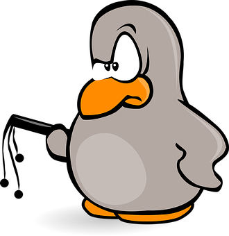 Cartoon Penguin Character PNG