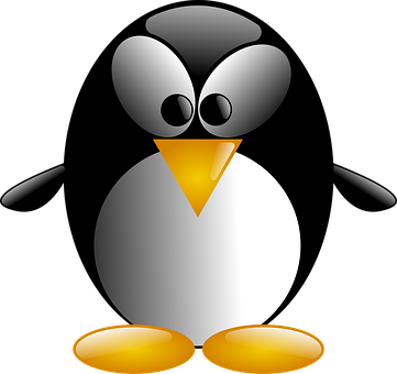 Cartoon Penguin Graphic PNG