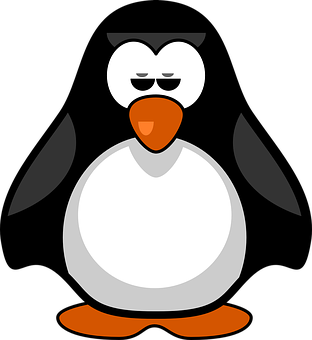 Cartoon Penguin Graphic PNG