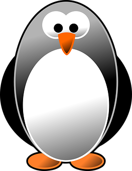 Cartoon Penguin Graphic PNG