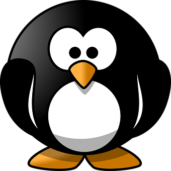 Cartoon Penguin Graphic PNG