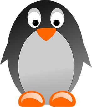 Cartoon Penguin Graphic PNG