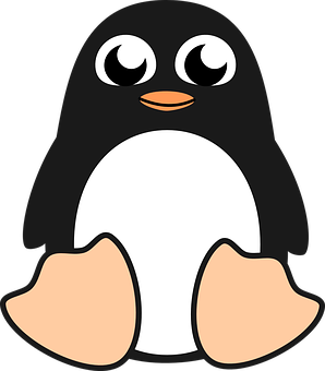 Cartoon Penguin Graphic PNG