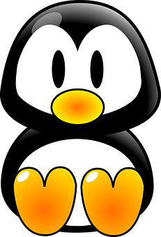 Cartoon Penguin Graphic PNG