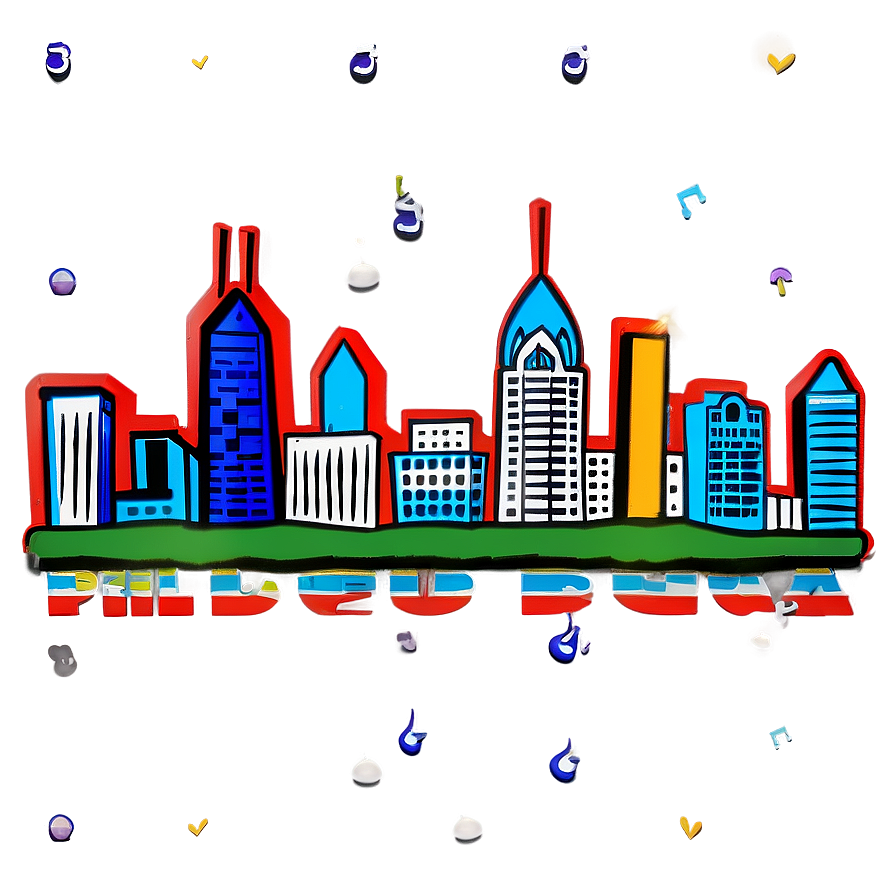 Cartoon Philadelphia Skyline Png 14 PNG