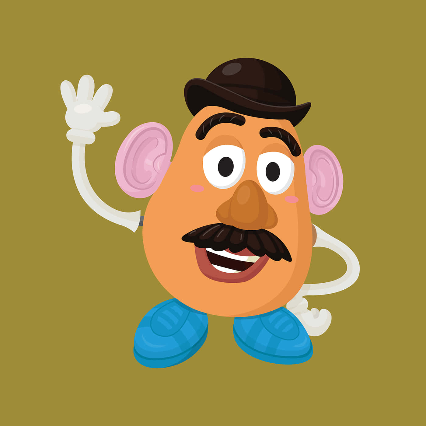 Immaginedi Mr. Potato Head In Versione Cartone Animato