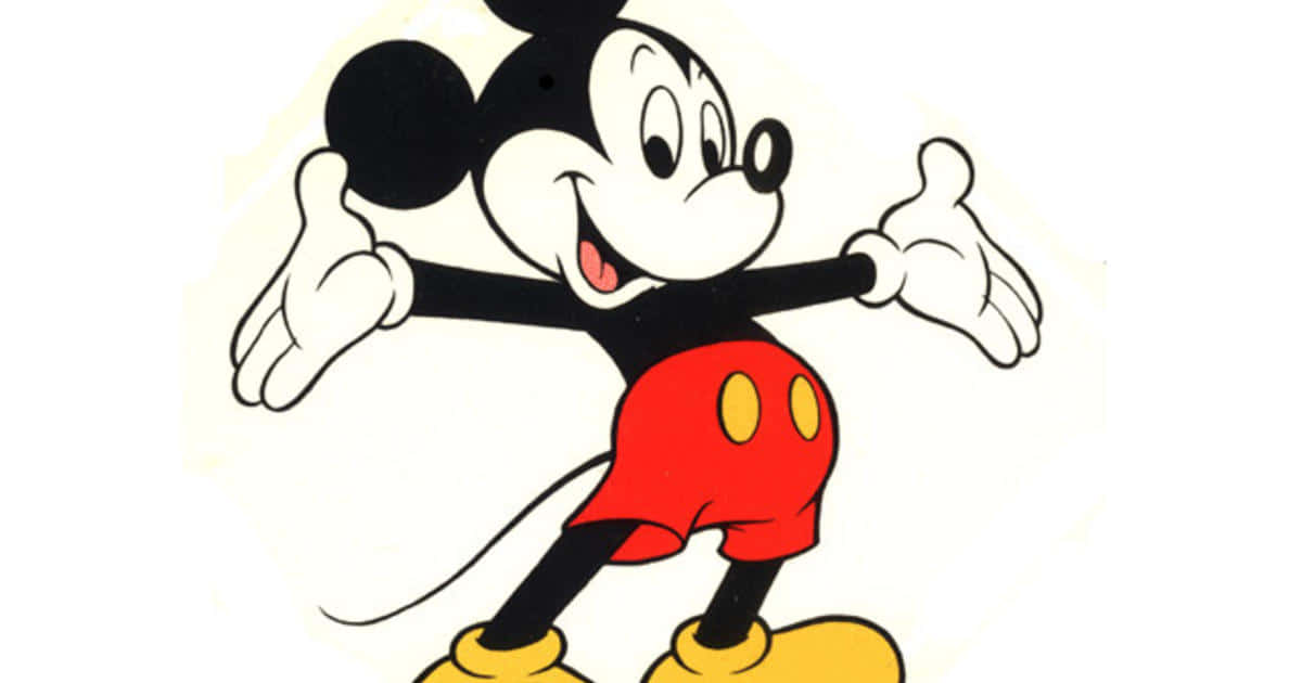 Imagemdo Mickey Mouse Em Desenho Animado.