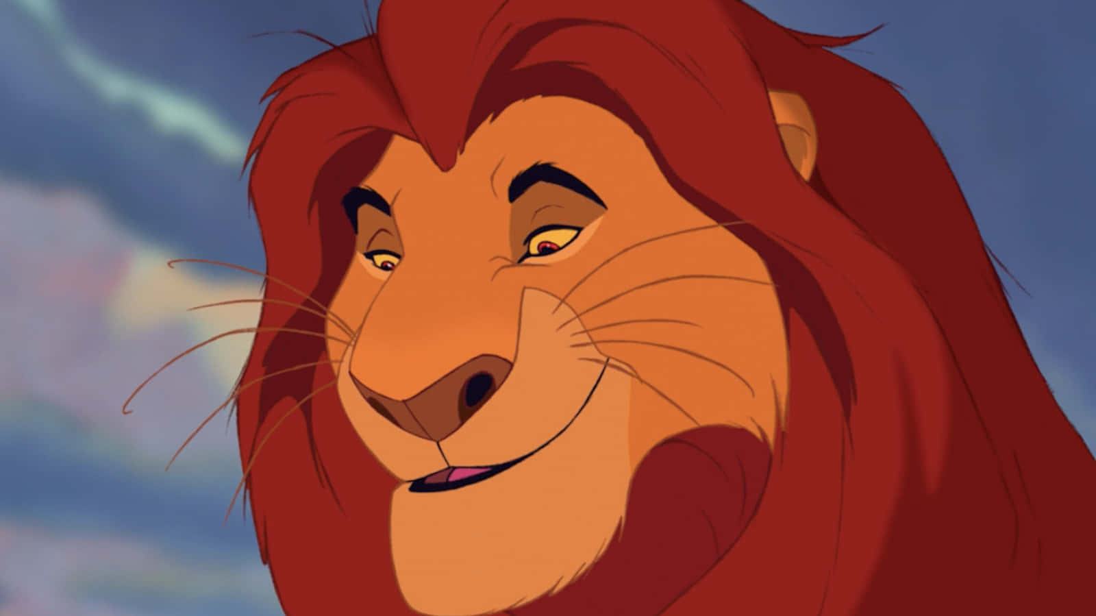 Imagem Do Desenho Animado O Rei Leão Com Mufasa.