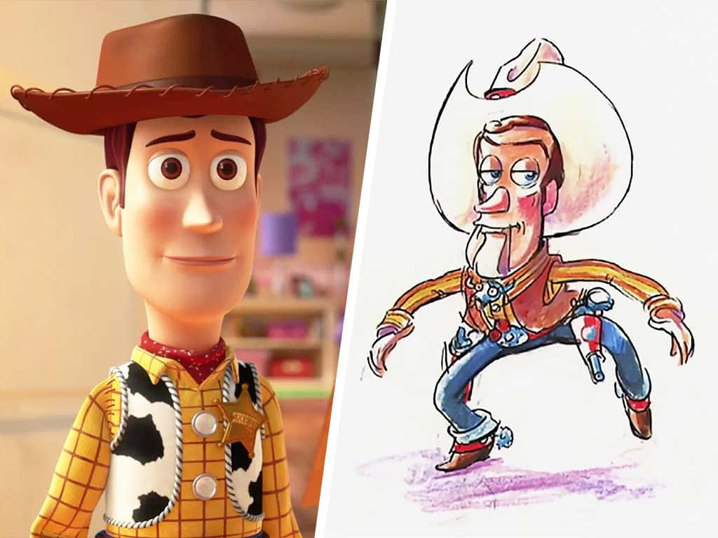 Immaginedi Woody Del Cartone Animato Toy Story