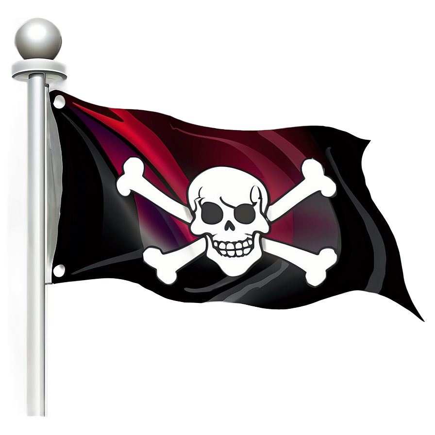 Cartoon Pirate Flag Png Wed70 PNG