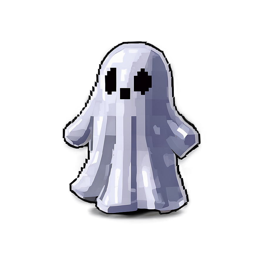 Cartoon Pixelated Ghost Png Hgv PNG