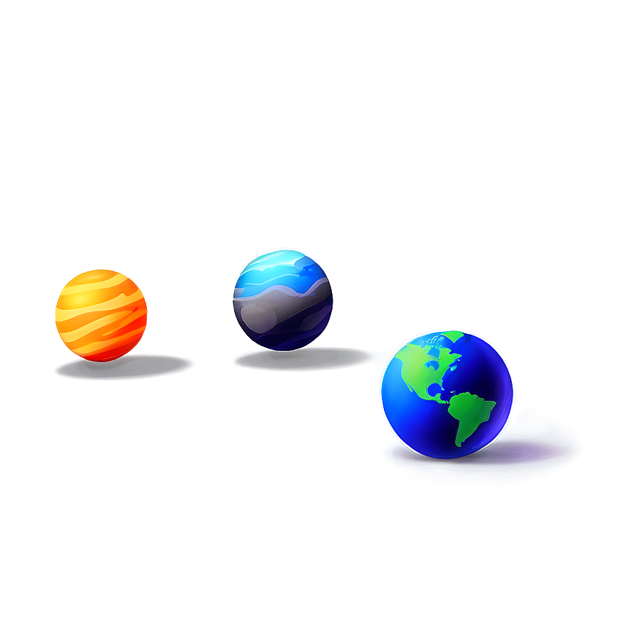 Cartoon Planets Png Wrm PNG