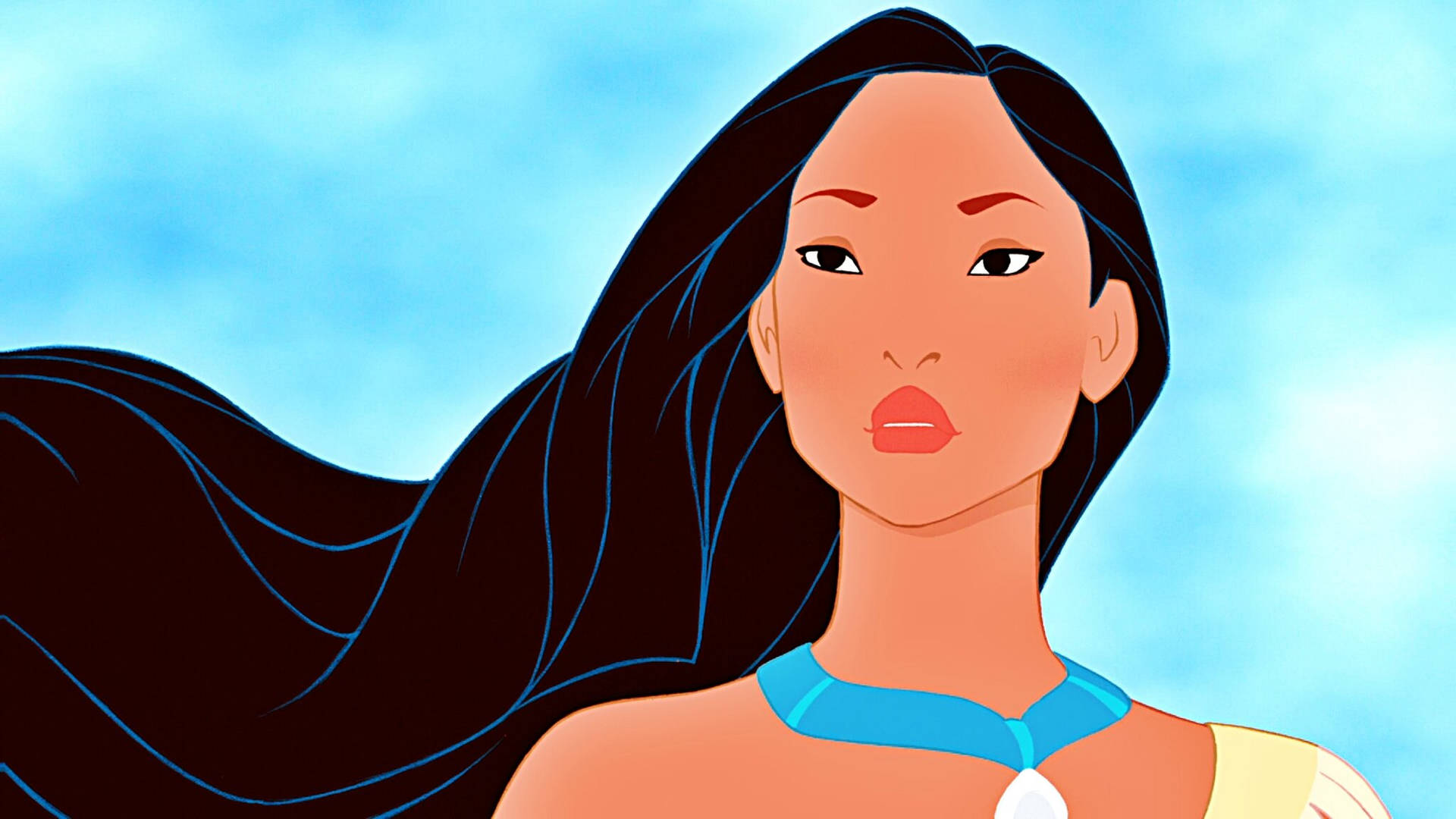 Cartoon Pocahontas Disney Princess
