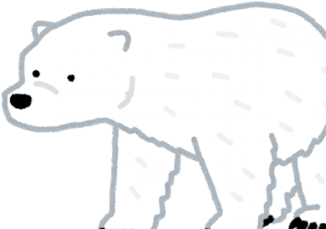 Cartoon Polar Bear Illustration PNG